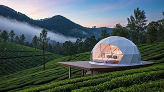 Sleep Under Misty Skies Inside Munnar Geodesic Glamping Domes