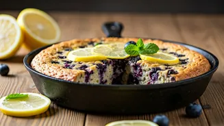 Zesty Lemon Blueberry Baked Oatmeal: A Make-Ahead Breakfast Dream