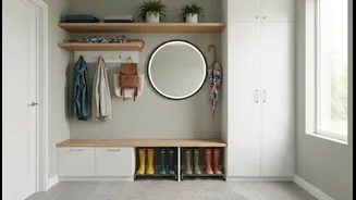 Why Space-Saving Entryway Mudrooms Are The Ultimate Monsoon Interior Trend For Urban Renters