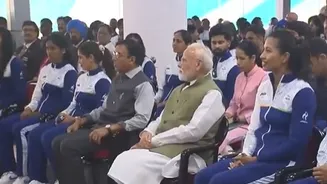 WATCH: PM Narendra Modi meets Indian athletes after India’s 85-medal finish at Asian Games 2026