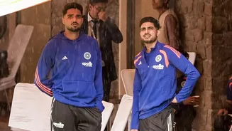 IND vs AFG: Gurnoor Brar & Harsh Dubey Handed ODI Caps Against Afghanistan In Dharamshala