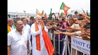 Bengal CM Frontrunner Suvendu Adhikari Receives Amit Shah Ahead Of BJP's Legislature Party Meet