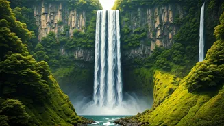 Meghalaya Monsoons Transform Cherrapunji Into Unmatched Waterfall Paradise