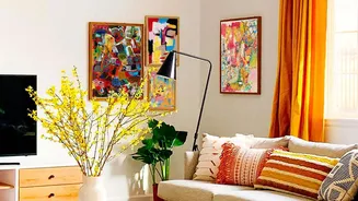 Add a harmonious look to your space with artworks