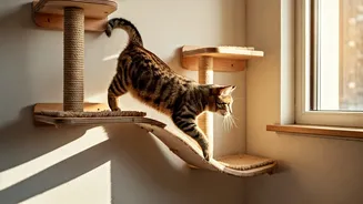 Creative Cat Parents Share Wall Bridge DIY Manuals On Socials