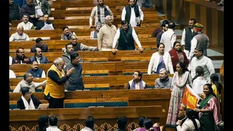 Rijiju shares video of opposition women MPs surrounding PM's seat