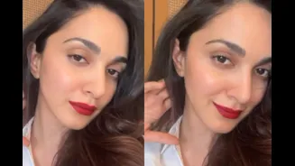 Kiara Advani’s ‘Thursday Mood’ Is All About Her Bold Red Lip Colour