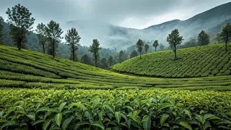 Experience The Aesthetic Misty Rain In Beautiful Munnar Tea Gardens
