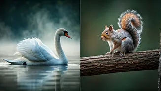 Optical Illusion Personality Test: Swan or Squirrel? Your First Glimpse Reveals Your Inner Drive!