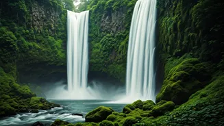 Abbey Falls Is In Full Rainy-Season Flow