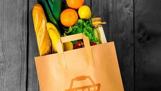 The Monsoon Grocery Checklist Separates Small Quantities of Delicate Foods from Large Pre-Cut Packs