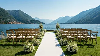 Intimate Lake Como Nuptials: An Indian Bride's Dream Wedding with Just 9 Guests
