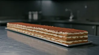 Massive Milestone: London Unveils World's Longest Tiramisu, Stretching Over 1,400 Feet!