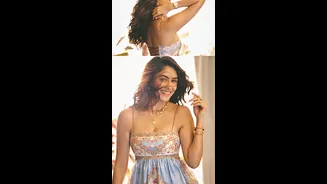 Mrunal Thakur Slays Effortlessly In This Silk Maxi Dress Worth ₹125,900- Check Pics