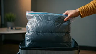 Vacuum Seal Compression Sacks Protect Heavy Clothes On Trips