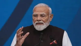 Narendra Modi commissions 3 Indian-made navy ships, stresses maritime strength