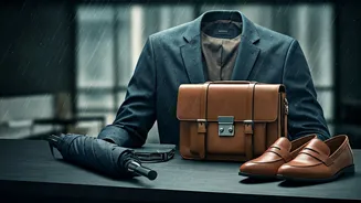 Office Outfits That Survive Sudden Showers