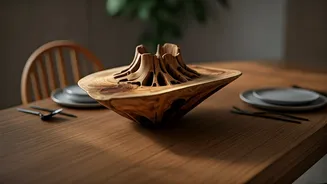 Elevate Your Dining Table: Artistic Wood Centerpieces & Styling Tips