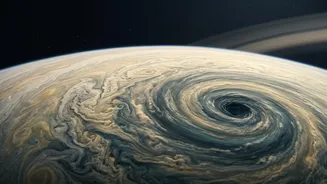 Five Strange Things About Saturn's Newly Observed Southern Polar Pattern