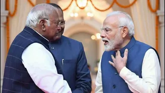 'Desperate PM turned official address into political speech': Kharge
