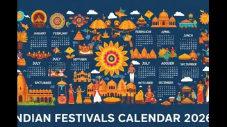 Indian Festivals Calendar 2026: Full List Of Major Festivals & Holidays In India