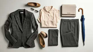 Practical Outfit Ideas For Rainy Office Mornings