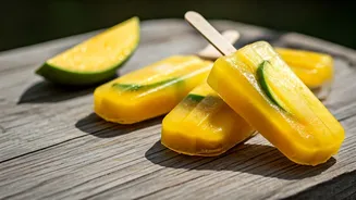 Raw Mango Extracts Make The Absolute Coolest Summer Ice Pops