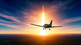 Artemis II Launch: A Cessna's Thrilling Orbit Captures Rocket's Ascent