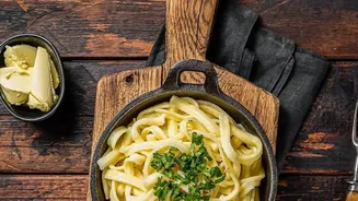 Creamy Nutty Twist: How Almond Butter Transforms Standard Garlic Pasta Into A Feast