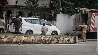 Fire brigade washes BJP MLA's vehicle in MP; triggers row