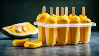 Make refreshing jackfruit popsicles