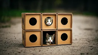 Animal Welfare Accounts Share Creative Cardboard Stray Cat Shelters Guide