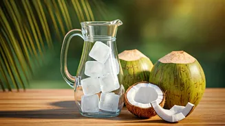 Swap Regular Ice For Frozen Coconut Water This Summer