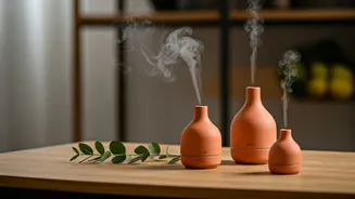Purify Heavy Humid Indoor Air Using Raw Terracotta Diffusers