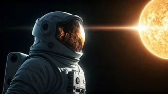Trending Celestial Reminder: White Space Suits Defend Against Sun Radiation