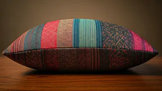 Regional Handloom Fabrics Upcycled Into Statement Sustainable Décor Pieces