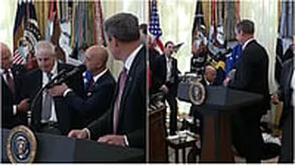 Caught On Camera: Pharma Executive Collapses During US President Donald Trump's Obesity-Drug Event At House House