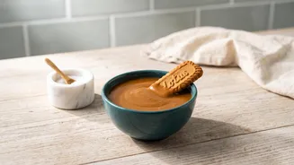 Warming Biscoff Into Milk Helps The Spread Dissolve Smoothly Brings A Pinch Of Salt Can Balance The Sweetness Of Biscoff Into The Conversation