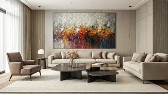 Big Art Is Stealing The Home Makeover Mood