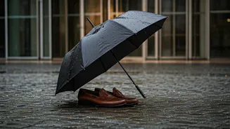 Beat The Rain Without Compromising Your Office Look