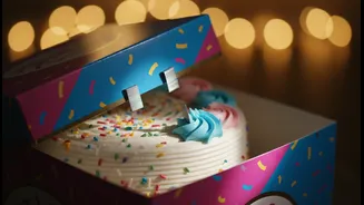Before Cutting The Cake, Check How The Box Was Secured