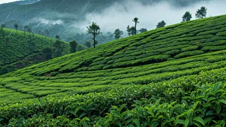 Spectacular Rain Washed Tea Plantations Munnar Highlight Luxury Nature Escapes