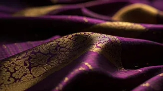 Nita Ambani's Exquisite Purple Banarasi Saree: A Four-Month Masterpiece