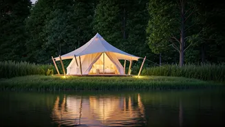 River Island Glamping Is The Ultimate Escape From Crowd Resorts