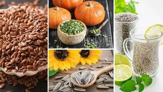 Correct ways to eat pumpkin, sunflower, chia and flax seeds for better health benefits