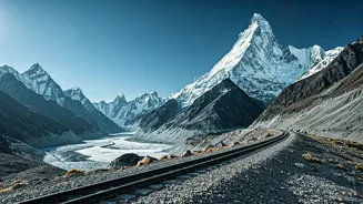 Unveiling Earth's Extremes: The World's Highest Railway Station and India's Unique Crater Lake