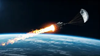 Atmospheric Entry: How Spacecraft Safely Return to Earth Using Aerobraking and Parachutes