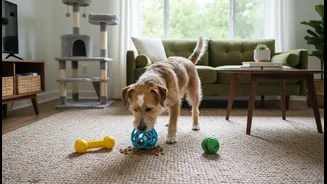 Apartment Life Can Still Include Foraging, Chasing And Exploration