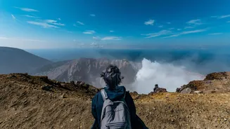 Volcano trekking in Japan is a unique experience!