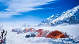 How To Enjoy Sub-Zero Night Temperatures Safely While Snow Camping In Himalayas